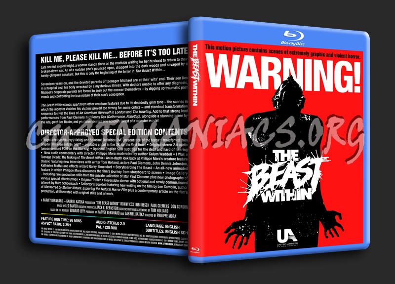 The Beast Within blu-ray cover