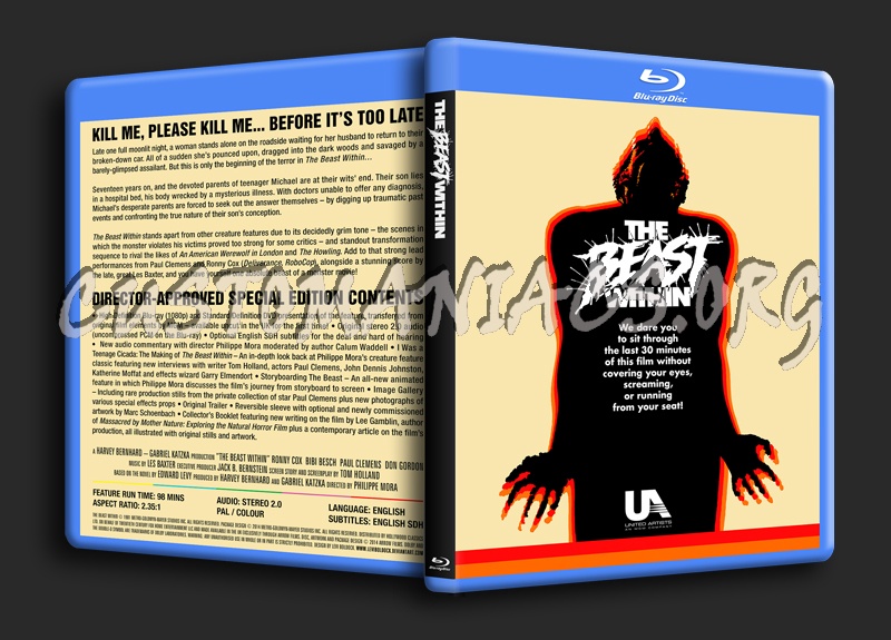 The Beast Within blu-ray cover