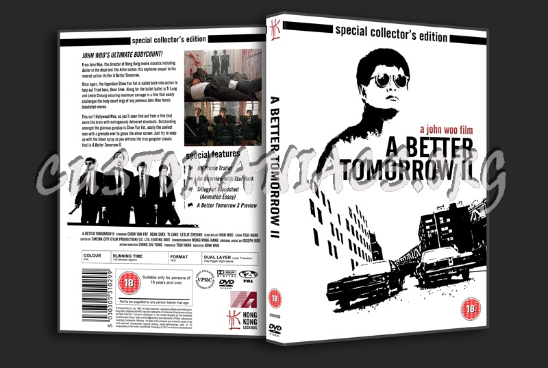 A Better Tomorrow II dvd cover