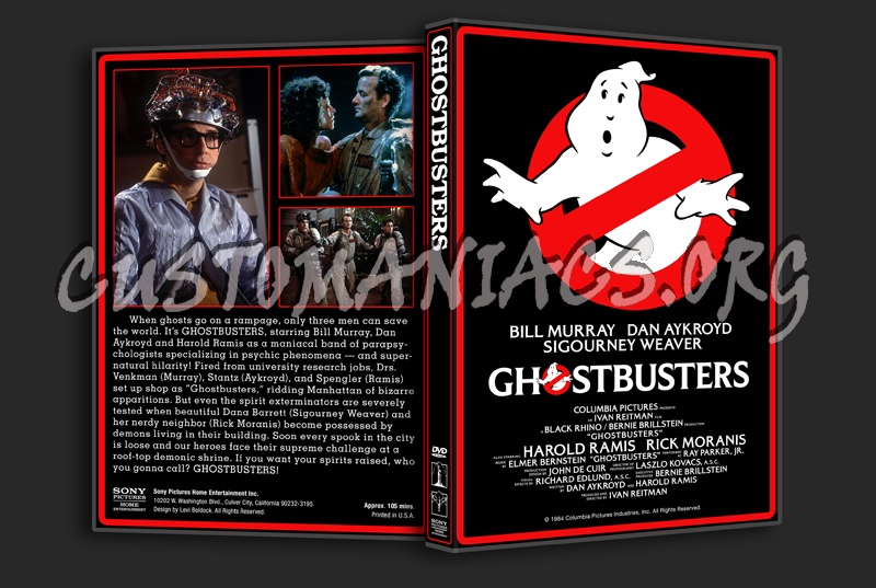 Ghostbusters dvd cover