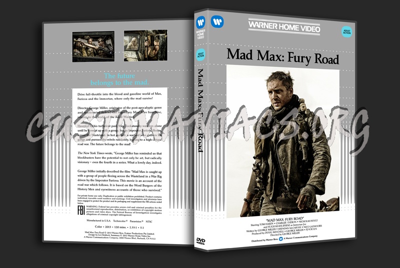 Mad Max: Fury Road dvd cover