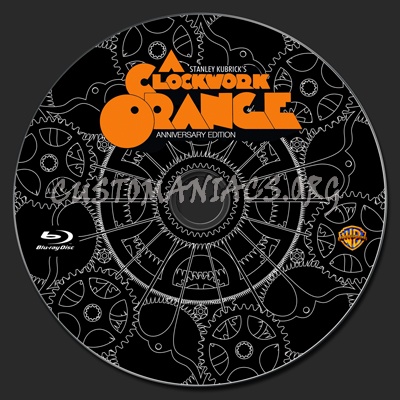 A Clockwork Orange blu-ray label