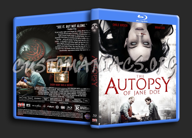 The Autopsy Of Jane Doe dvd cover DVD Covers Labels by