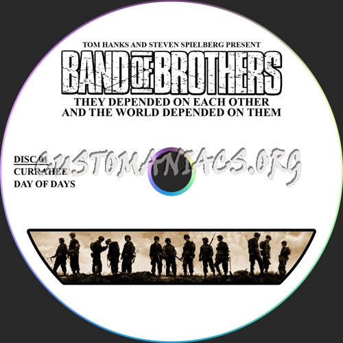 Band Of Brothers (6 Discs) dvd label
