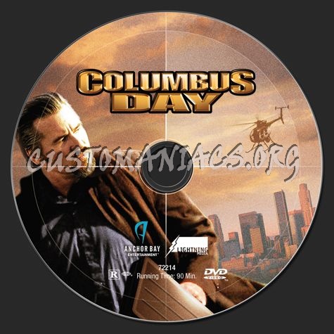 Columbus Day dvd label