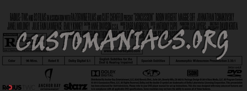 Concussion - DVD Covers & Labels by Customaniacs, id: 248768 free