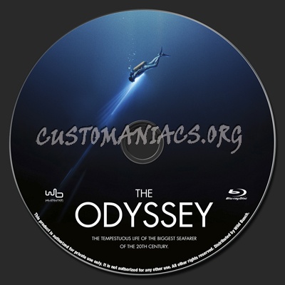 The Odyssey blu-ray label