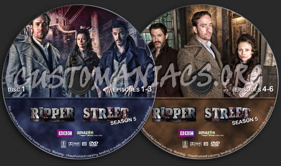 Ripper Street - Season 5 dvd label