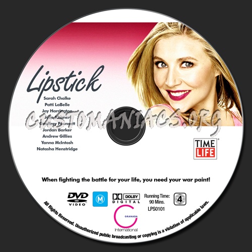 Lipstick dvd label