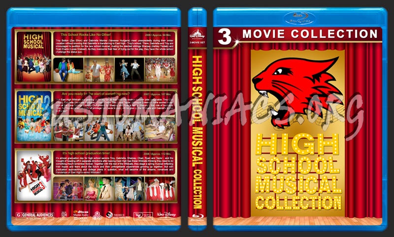 High School Musical Triple Feature blu-ray cover