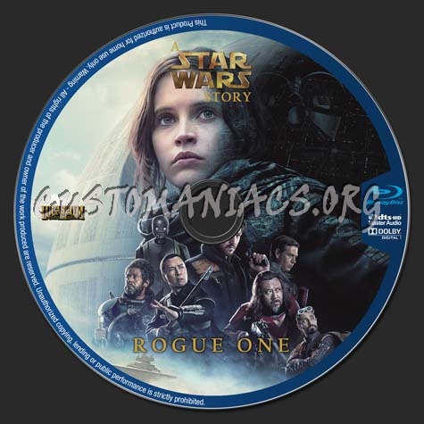 Star Wars - Rogue One blu-ray label