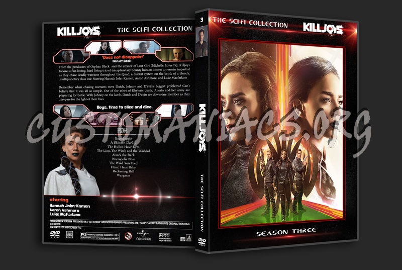 Killjoys Season 3 (The Sci-Fi Collection) dvd cover