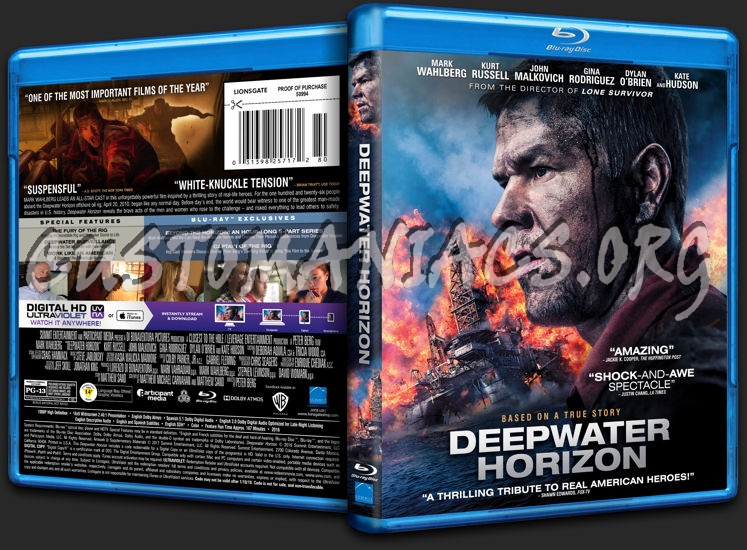 Deepwater Horizon blu-ray cover