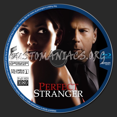 Perfect Stranger 2007 blu-ray label