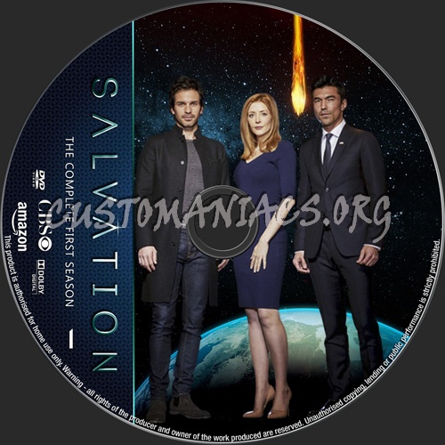 Salvation Season 1 dvd label