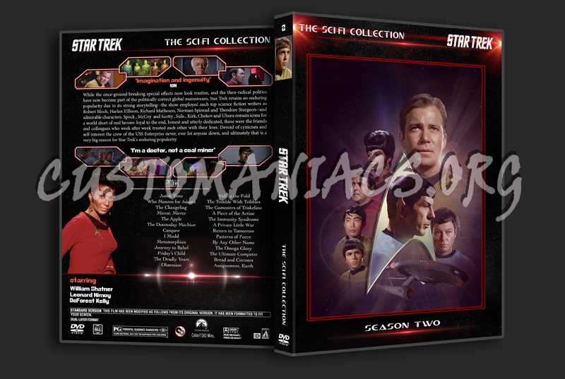 Star Trek Season 2 (The Sci-Fi Collection) dvd cover