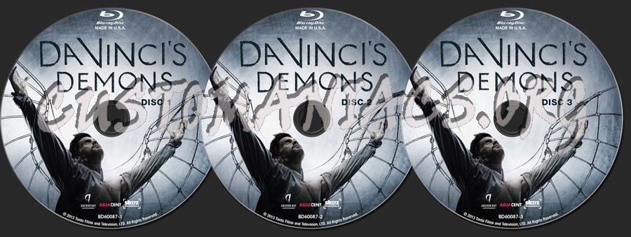 Da Vinci's Demons Season 1 blu-ray label