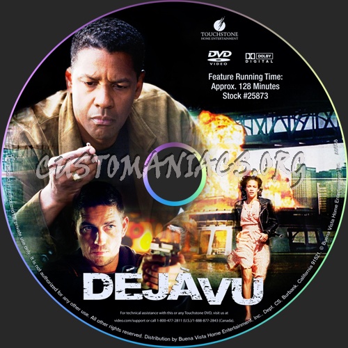 Deja Vu dvd label