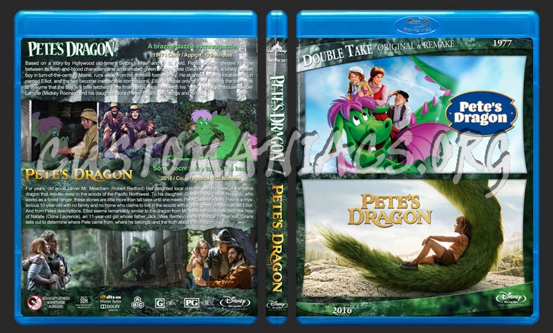 Pete's Dragon Double Feature blu-ray cover