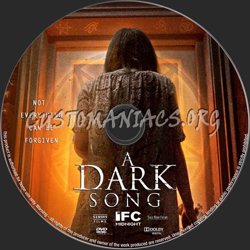 A Dark Song dvd label