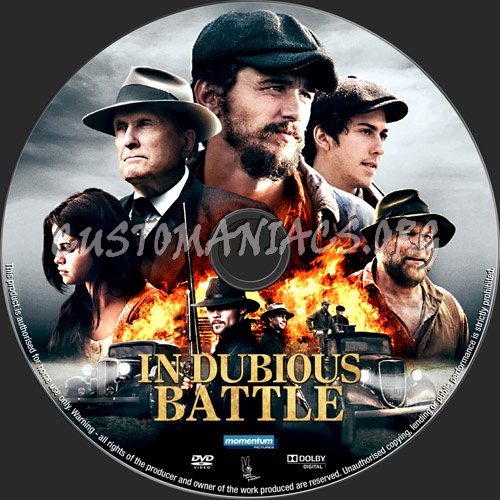 In Dubious Battle dvd label