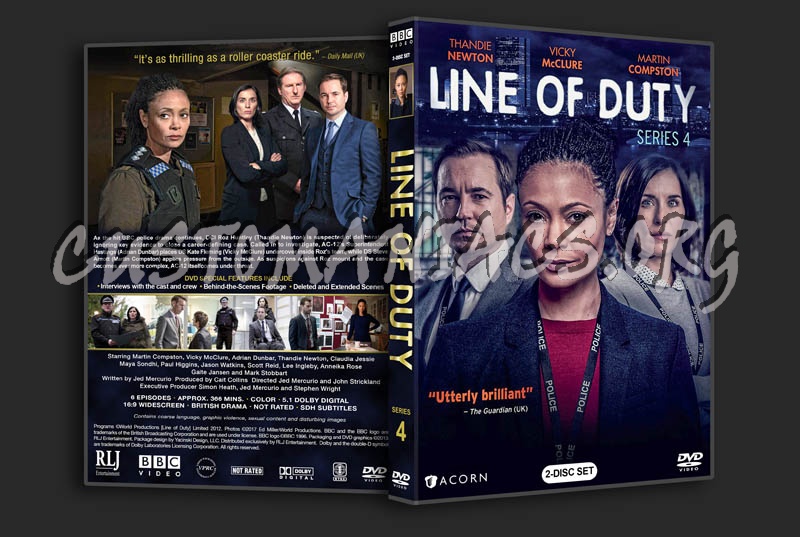 Line of Duty - Series 4 dvd cover