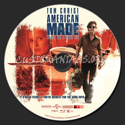 American Made blu-ray label