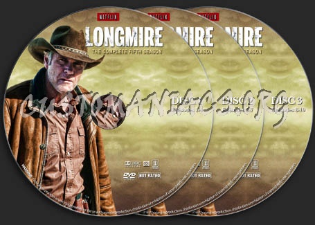 Longmire - Season 5 dvd label