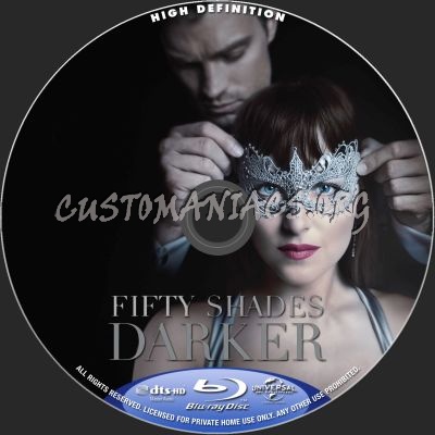 Fifty Shades Darker blu-ray label