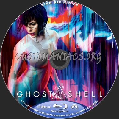 Ghost In The Shell blu-ray label