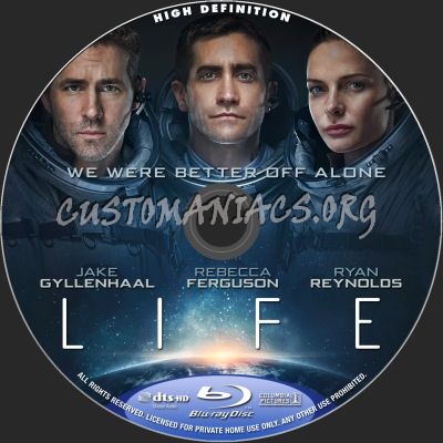 Life blu-ray label