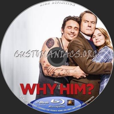 Why Him ? blu-ray label