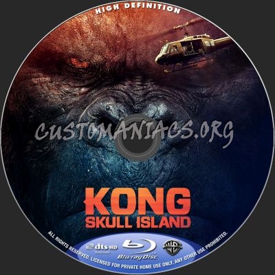 Kong: Skull Island blu-ray label