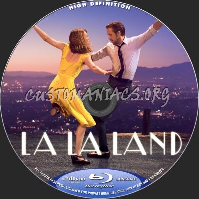 La La Land blu-ray label