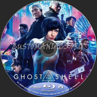 Ghost In The Shell blu-ray label