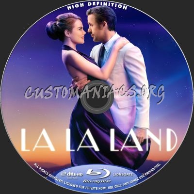 La La Land blu-ray label