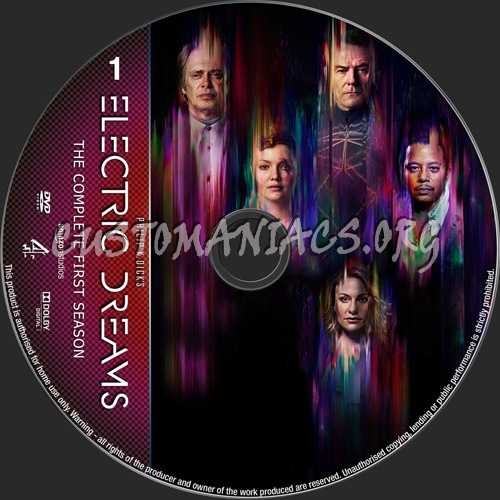 Electric Dreams Season 1 dvd label