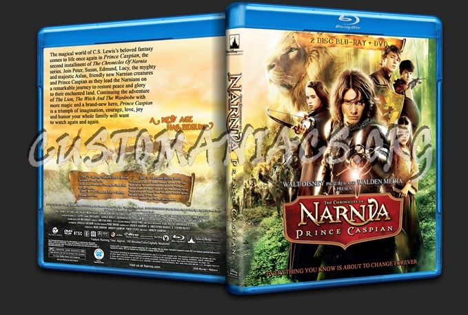 The Chronicles of Narnia: Prince Caspian (1 Disc and 3 Disc) Blu-Ray blu-ray cover