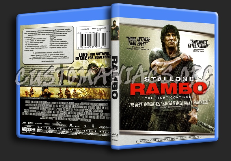 Rambo blu-ray cover