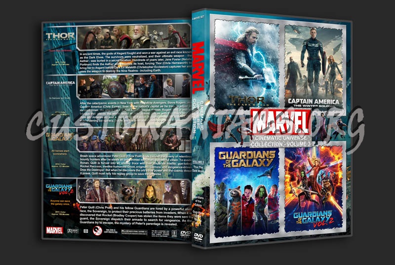 The Marvel Cinematic Universe Collection - Volume 3 dvd cover