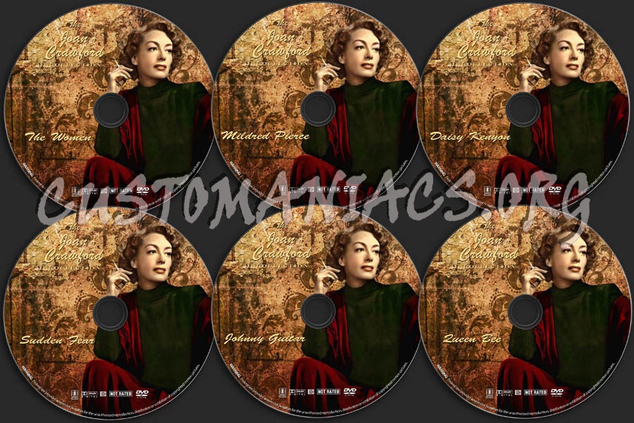 Joan Crawford Collection - Volume 1 dvd label