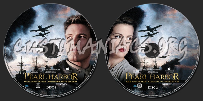 Pearl Harbor dvd label