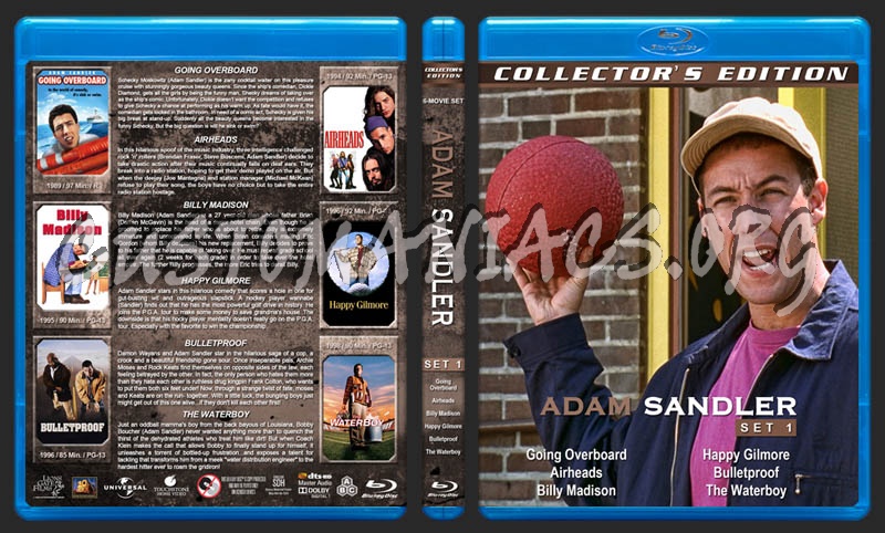 Adam Sandler Collection - Volume 1 blu-ray cover