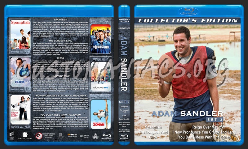 Adam Sandler Collection - Volume 3 blu-ray cover