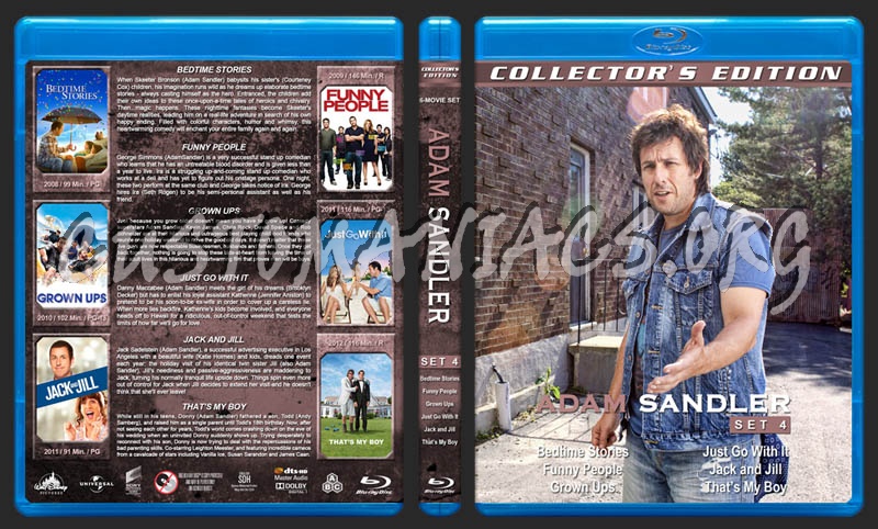 Adam Sandler Collection - Volume 4 blu-ray cover