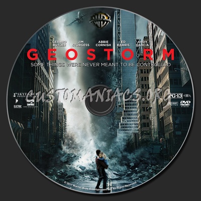 Geostorm dvd label