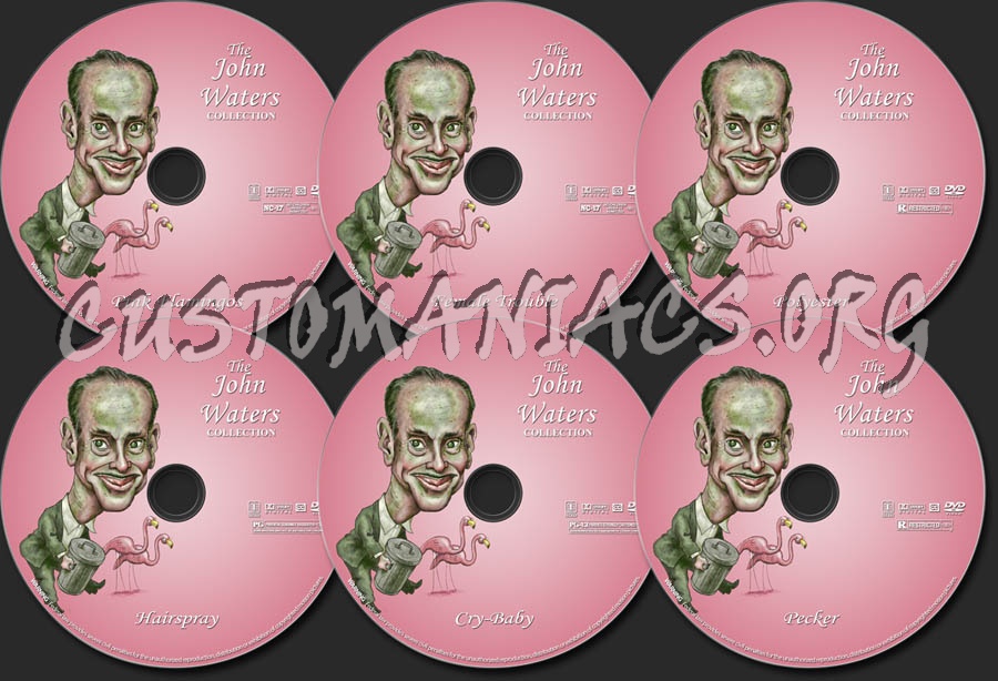 The John Waters Collection - Volume 1 dvd label