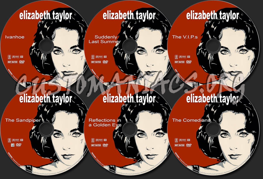 Elizabeth Taylor Collection - Volume 2 dvd label