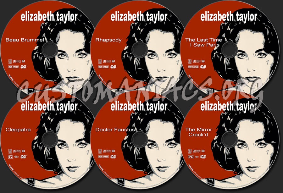 Elizabeth Taylor Collection - Volume 3 dvd label