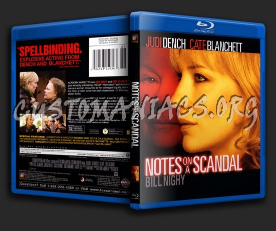 Notes On A Scandal blu-ray cover